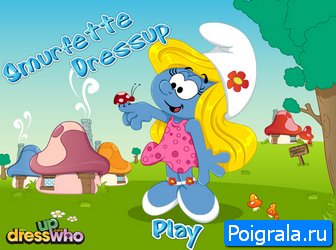 Игра Оденьте Смурфетту Оденьте Смурфетту картинка 1